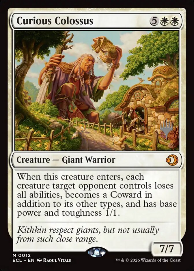 Curious Colossus — Lorwyn Eclipsed Promos 12p/80