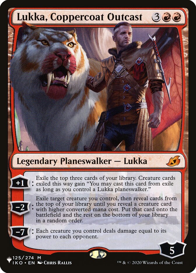 Lukka, Coppercoat Outcast — The List IKO-125/5581