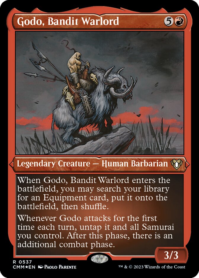 Godo, Bandit Warlord — Commander Masters 537/1067