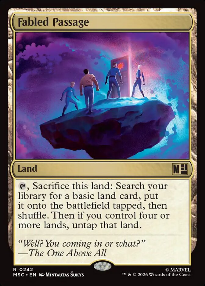 Fabled Passage — Marvel Super Heroes Commander 242/866