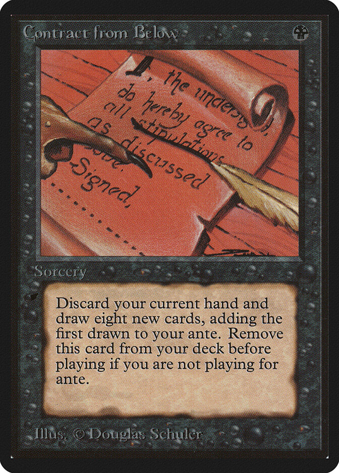Contract from Below — Limited Edition Beta 97/302