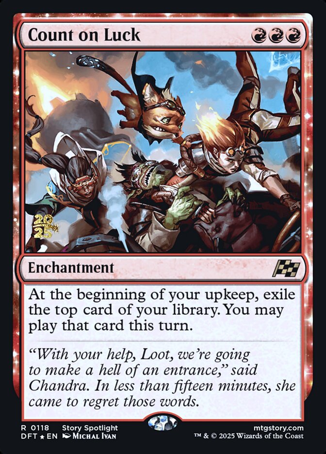 Count on Luck — Aetherdrift Promos 118s/160