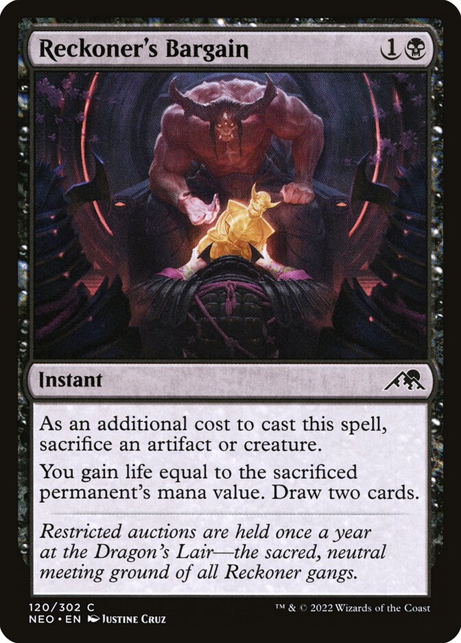 Reckoner's Bargain — Kamigawa: Neon Dynasty 120/531
