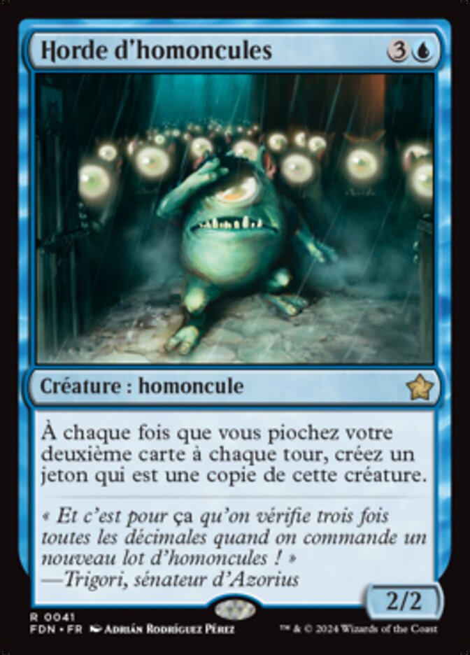 Horde d'homoncules — Foundations 41/771