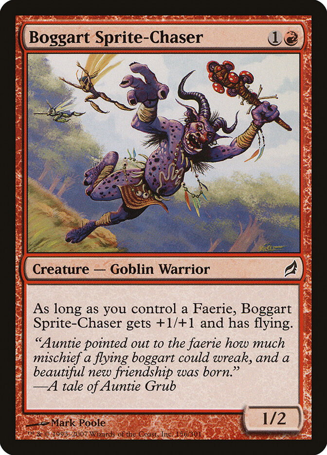 Boggart Sprite-Chaser — Lorwyn 156/301