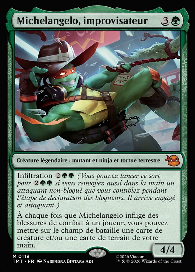 Michelangelo, improvisateur — Teenage Mutant Ninja Turtles 119/320