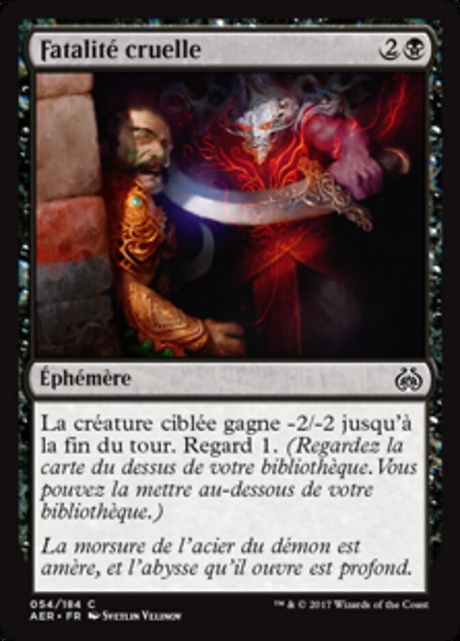 Fatalité cruelle — Aether Revolt 54/194