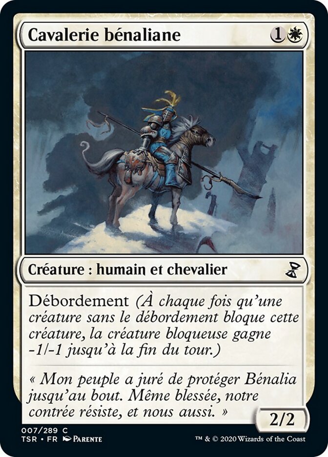 Cavalerie bénaliane — Time Spiral Remastered 7/411