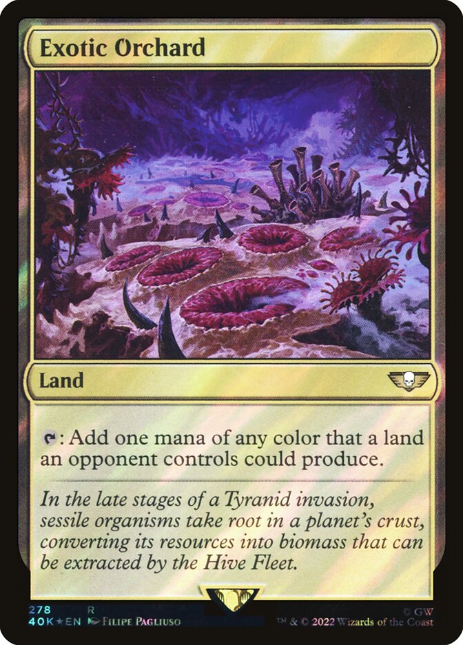 Exotic Orchard — Warhammer 40,000 Commander 278★/617