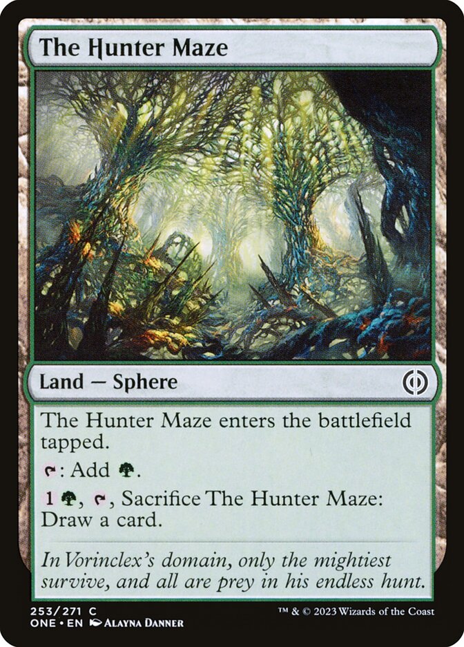 The Hunter Maze — Phyrexia: All Will Be One 253/479