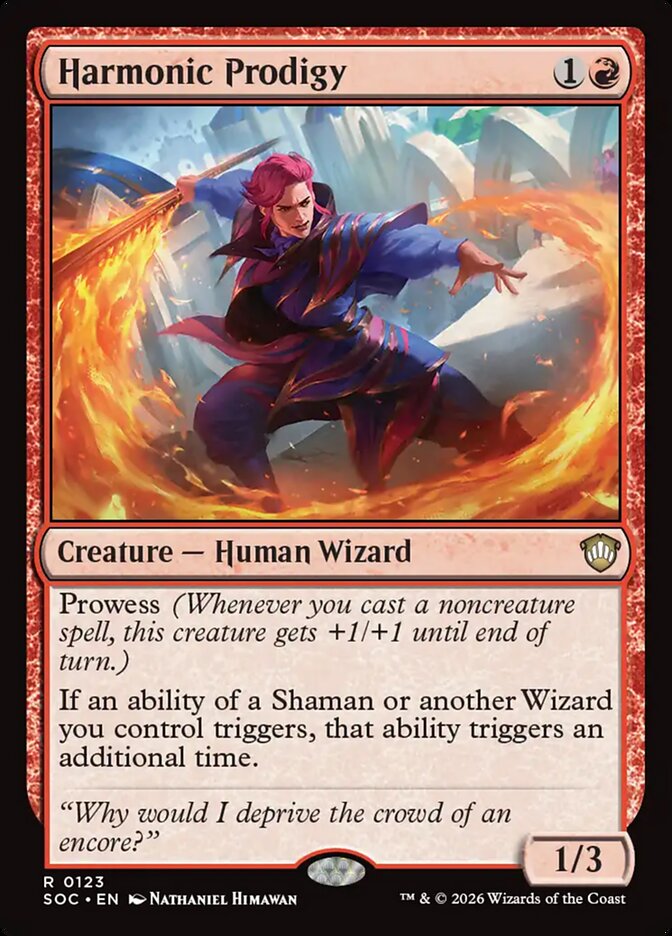 Harmonic Prodigy — Secrets of Strixhaven Commander 123/426