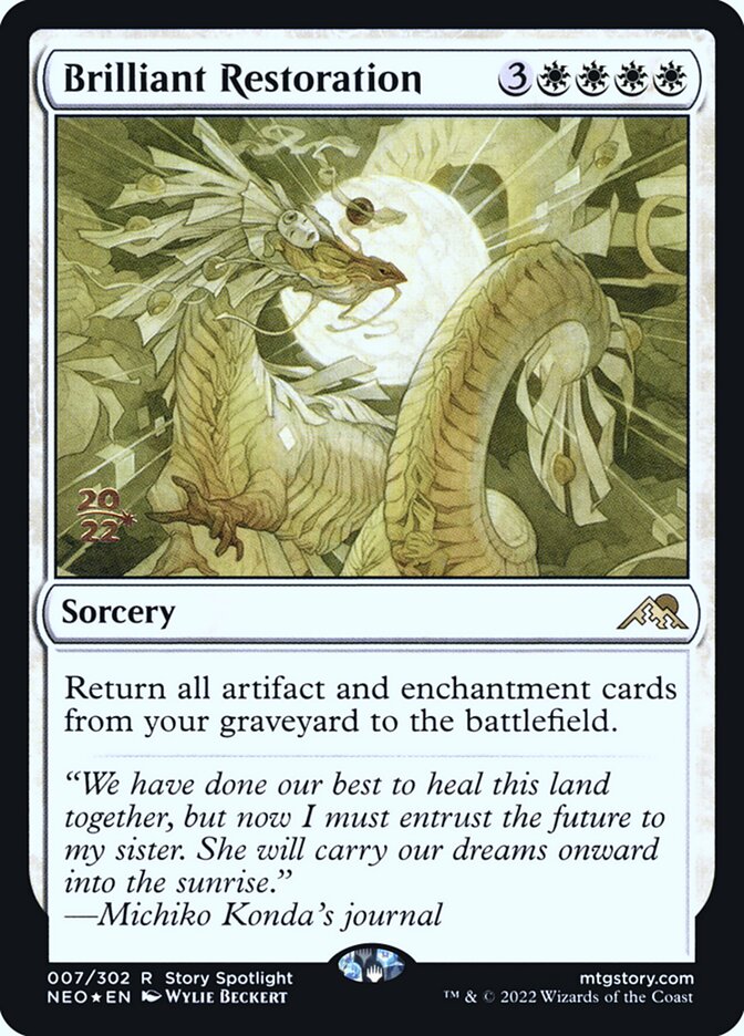 Brilliant Restoration — Kamigawa: Neon Dynasty Promos 7s/148