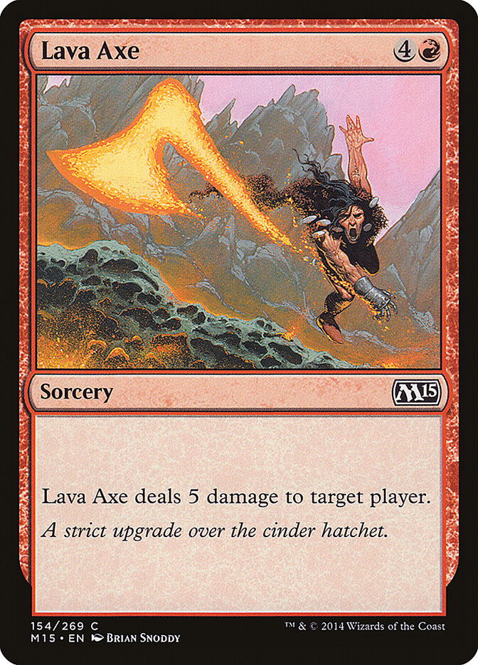 Lava Axe — Magic 2015 154/284