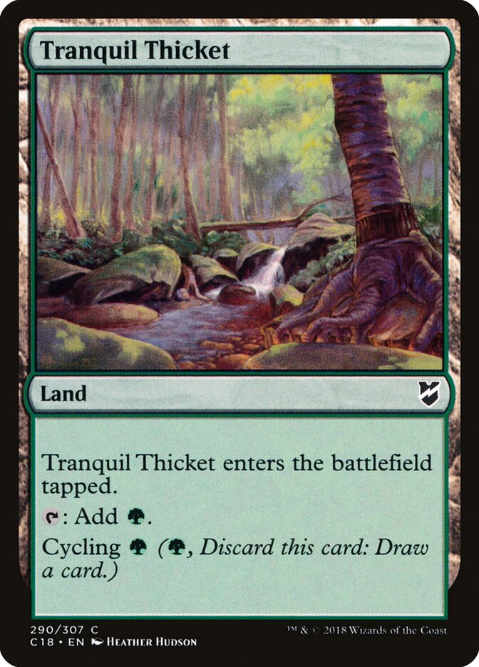 Tranquil Thicket — Commander 2018 290/307