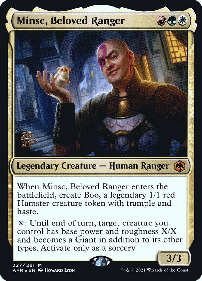 Minsc, Beloved Ranger — Adventures in the Forgotten Realms Promos 227s/241