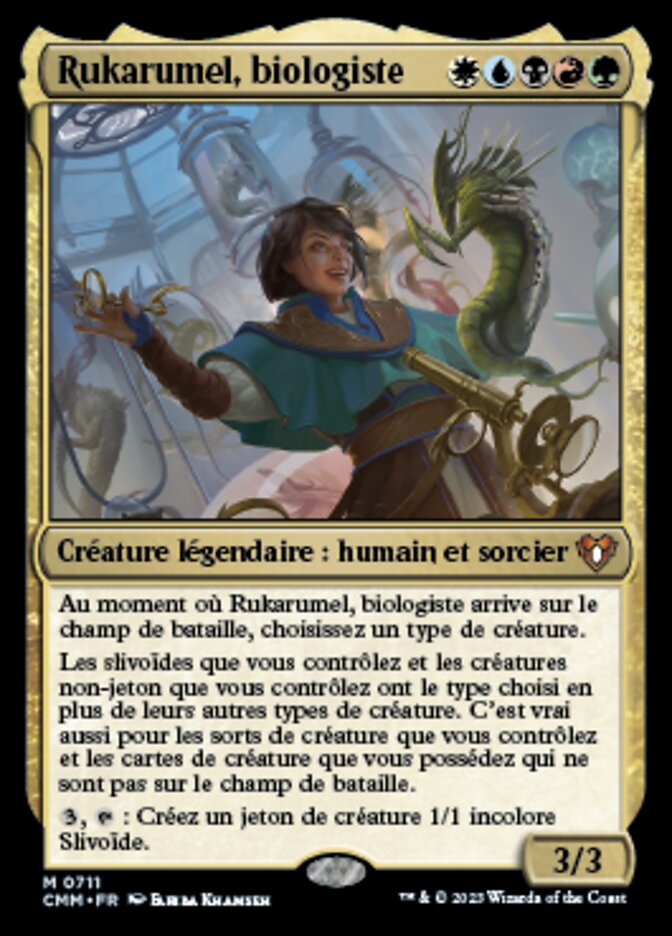 Rukarumel, biologiste — Commander Masters 711/1067