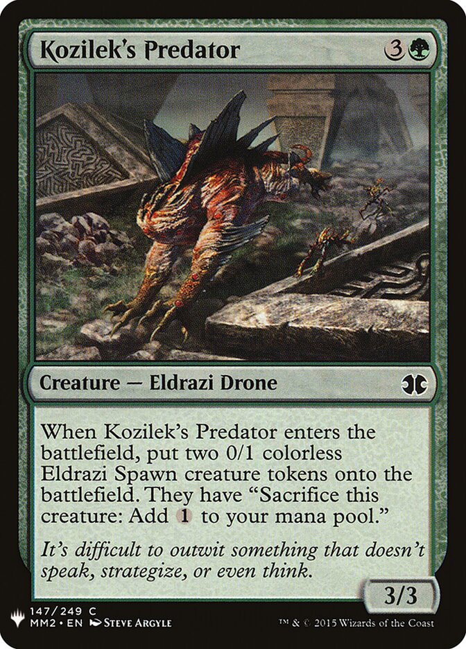 Kozilek's Predator — The List MM2-147/5581
