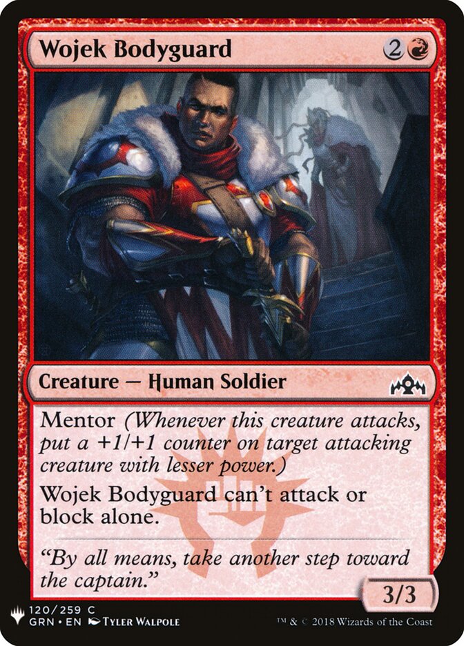 Wojek Bodyguard — The List GRN-120/5581