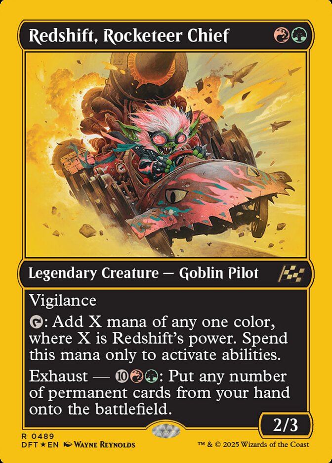 Redshift, Rocketeer Chief — Aetherdrift 489/553
