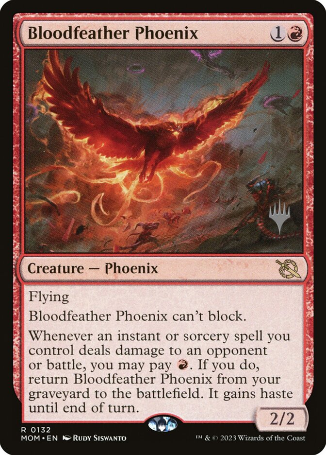 Bloodfeather Phoenix — March of the Machine Promos 132p/134