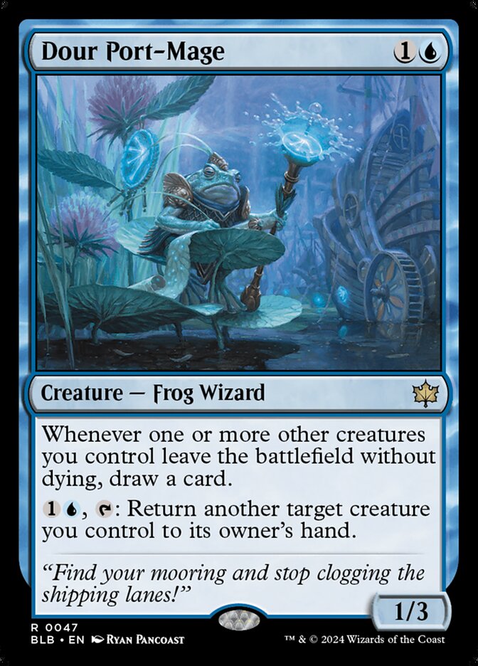 Dour Port-Mage — Bloomburrow 47/398