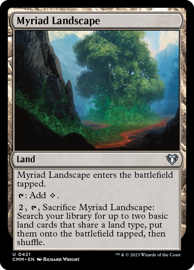 Myriad Landscape — Commander Masters 421/1067