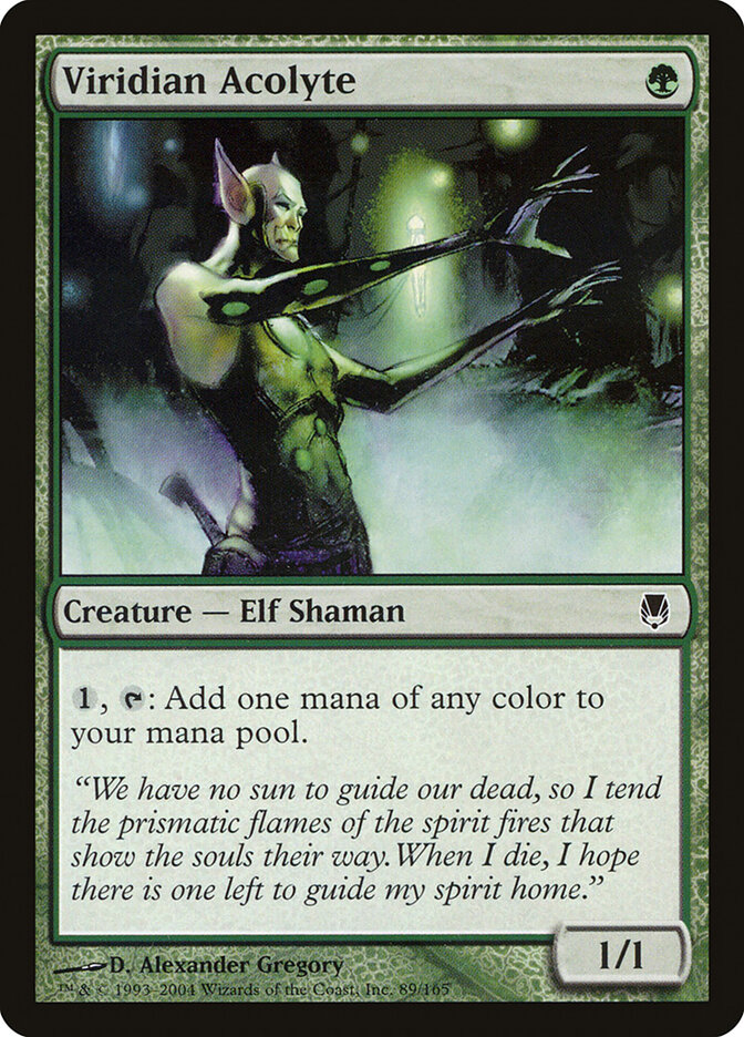 Acolyte viridian — Darksteel 89/165