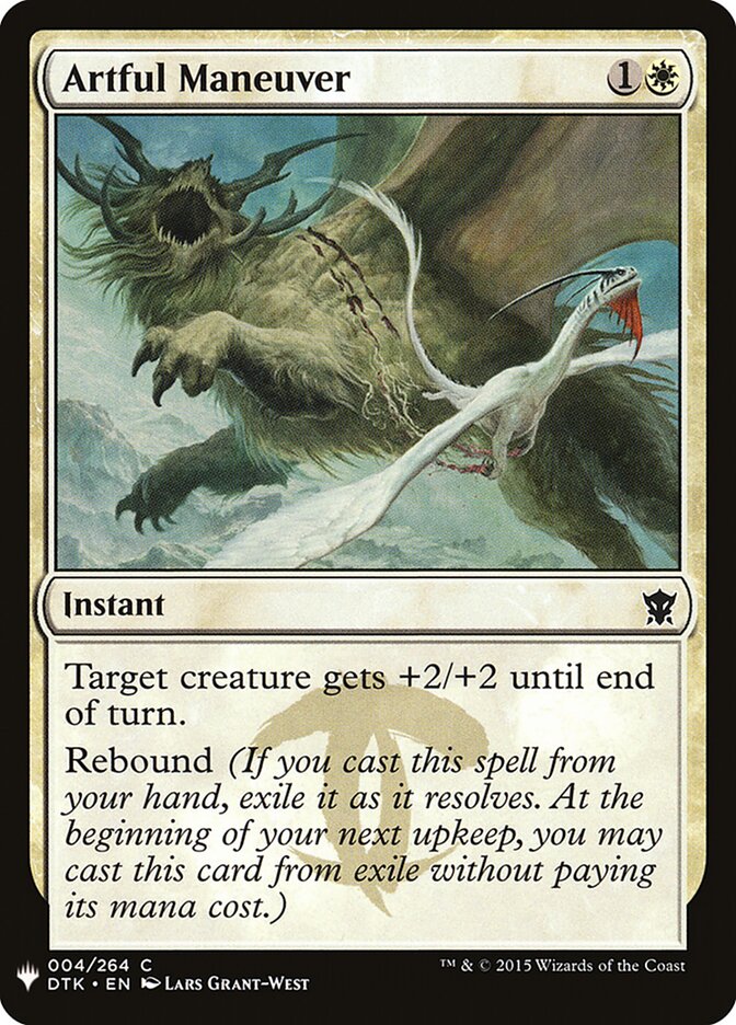 Artful Maneuver — The List DTK-4/5581