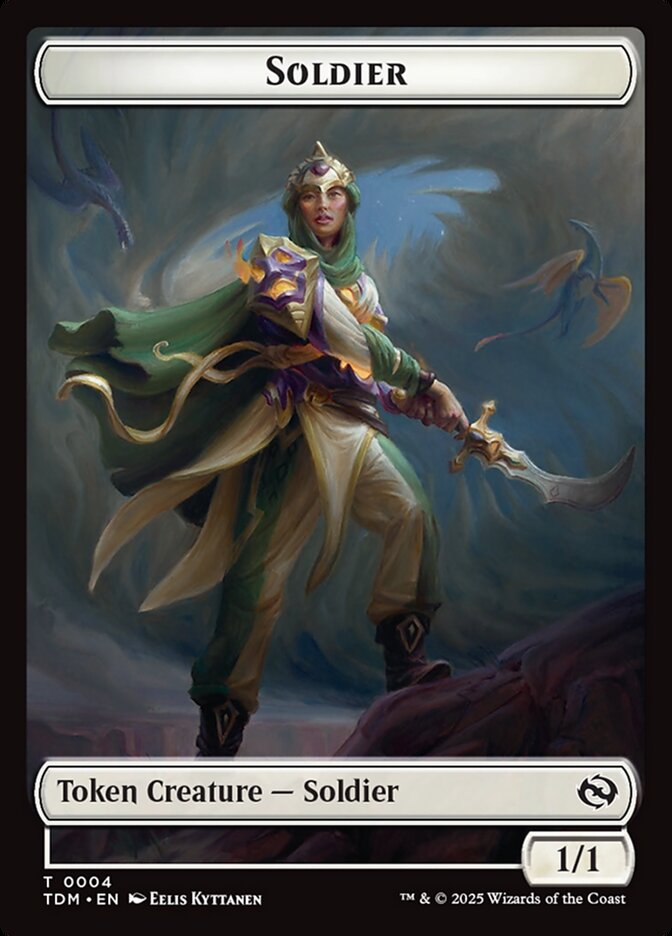 Soldier — Tarkir: Dragonstorm Tokens 4/16