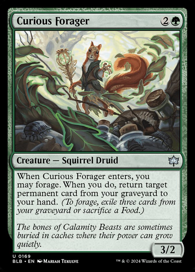 Curious Forager — Bloomburrow 169/398