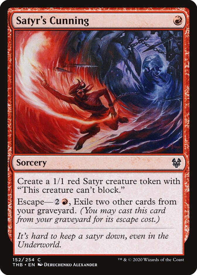 Satyr's Cunning — Theros Beyond Death 152/358