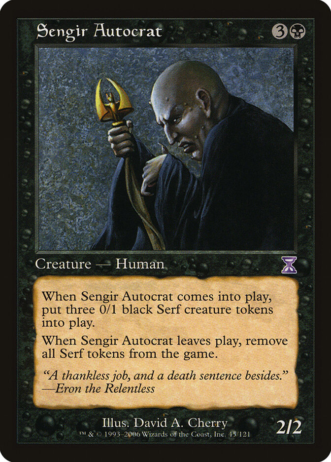 Sengir Autocrat — Time Spiral Timeshifted 45/121