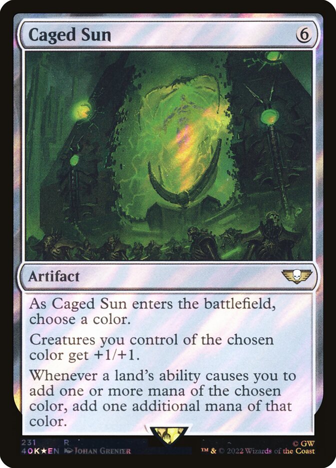 Caged Sun — Warhammer 40,000 Commander 231★/617
