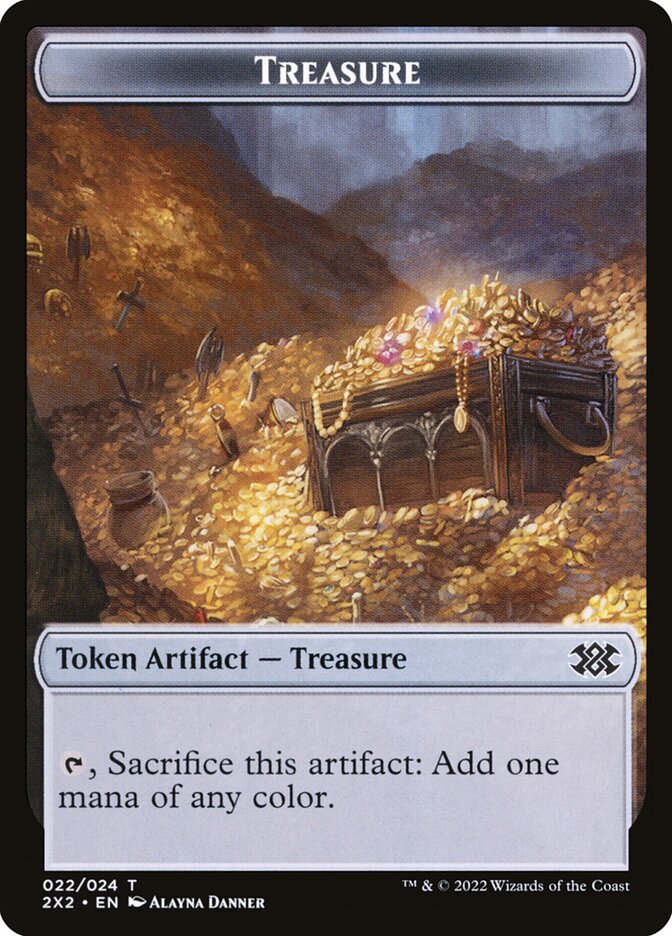 Treasure — Double Masters 2022 Tokens 22/24