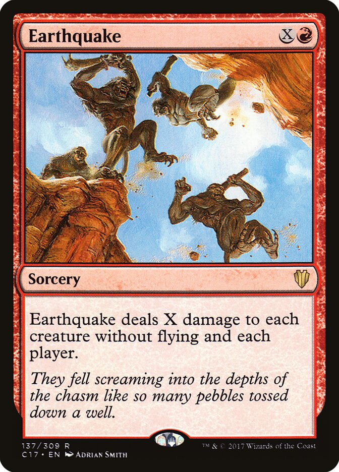 Earthquake — Commander 2017 137/309