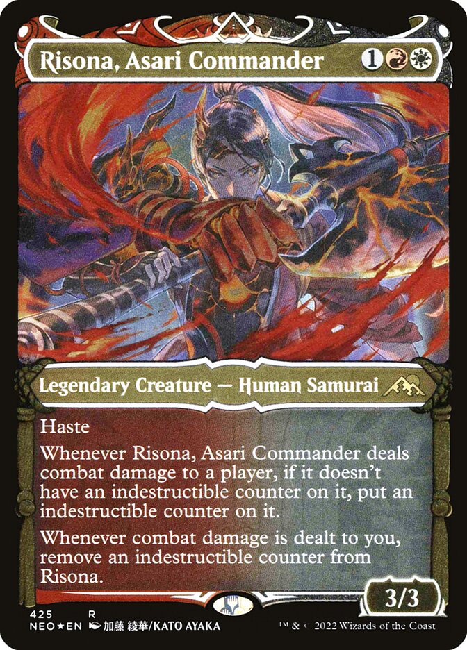 Risona, Asari Commander — Kamigawa: Neon Dynasty 425/531