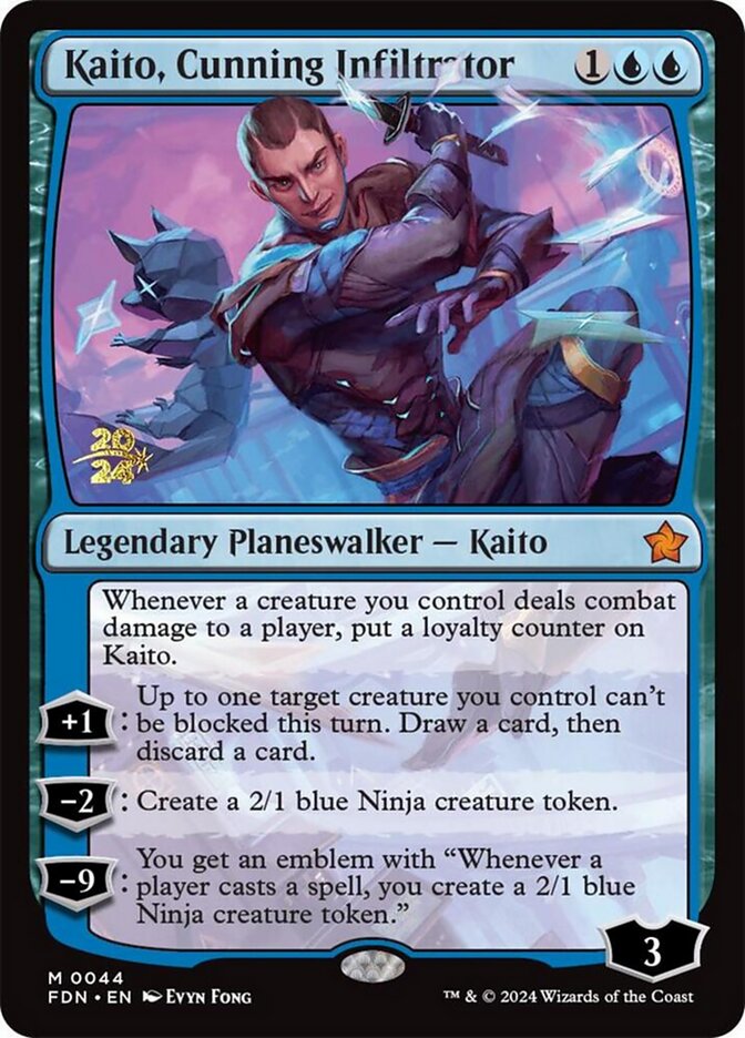Kaito, Cunning Infiltrator — Foundations Promos 44s/106