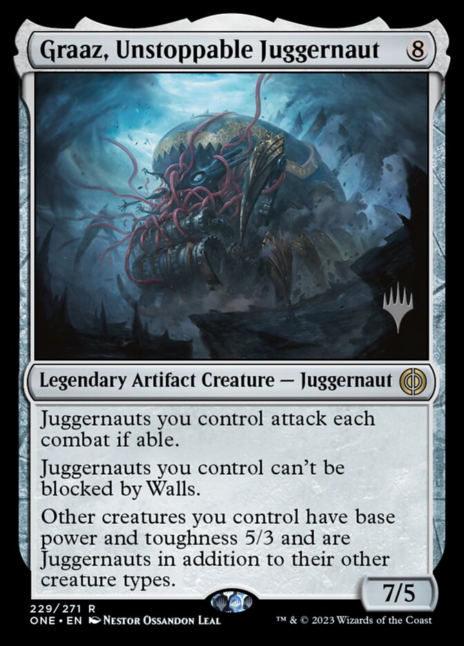Graaz, Unstoppable Juggernaut — Phyrexia: All Will Be One Promos 229p/160