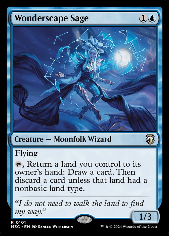 Wonderscape Sage — Modern Horizons 3 Commander 101/398