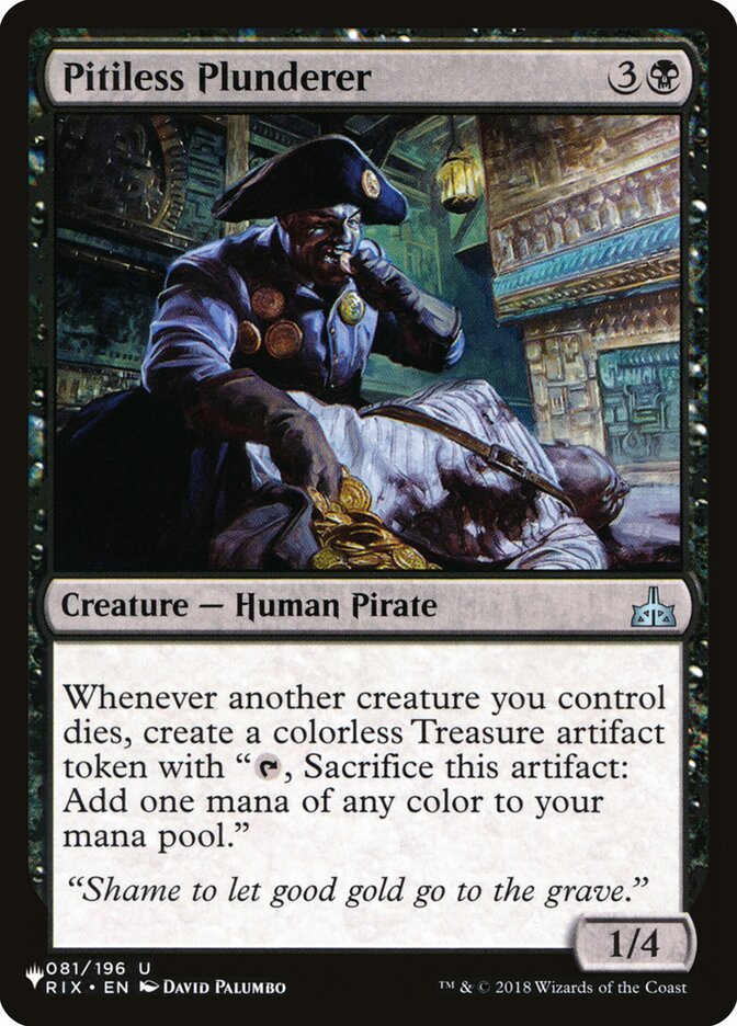 Pitiless Plunderer — The List RIX-81/5581