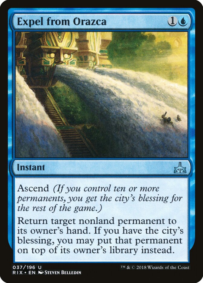 Expel from Orazca — Rivals of Ixalan 37/205