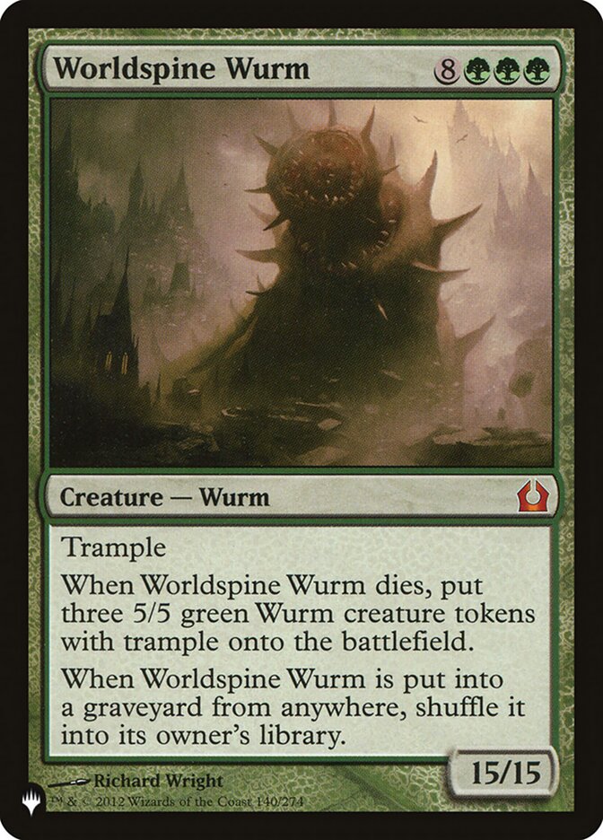 Worldspine Wurm — The List RTR-140/5581