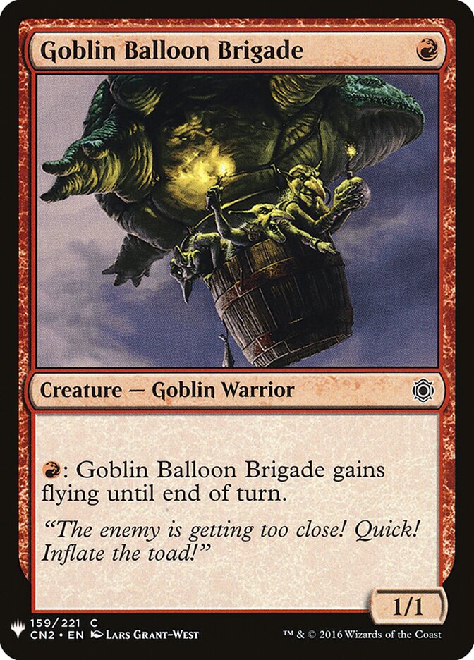Goblin Balloon Brigade — The List CN2-159/5581