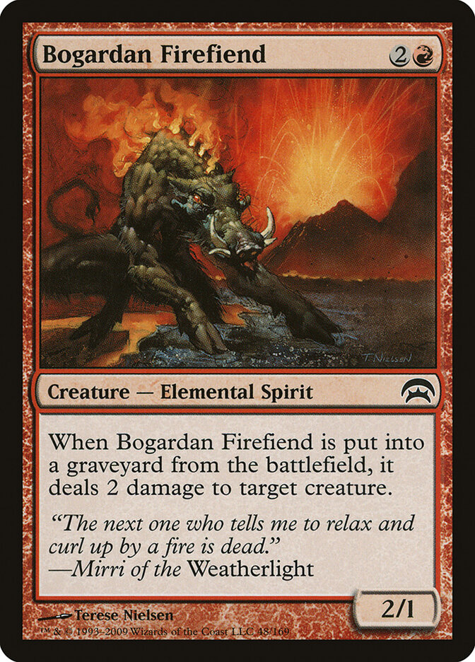 Bogardan Firefiend — Planechase 48/169