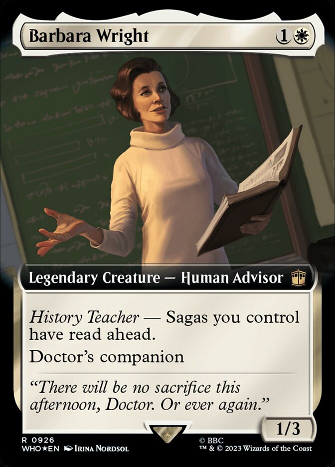 Barbara Wright — Doctor Who 926/1178
