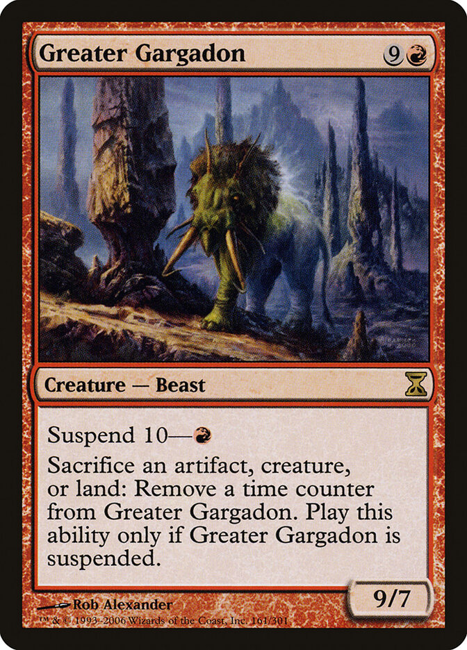 Greater Gargadon — Time Spiral 161/301