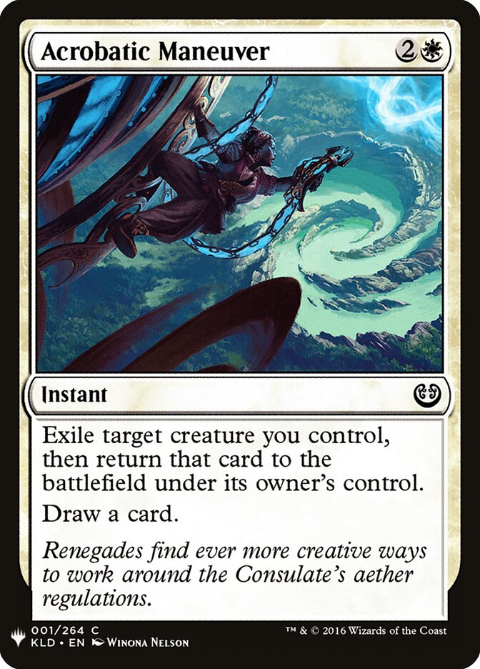 Acrobatic Maneuver — The List KLD-1/5581