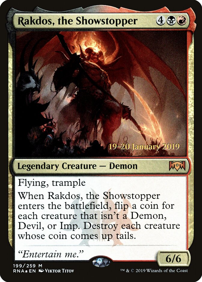Rakdos, the Showstopper — Ravnica Allegiance Promos 199s/81