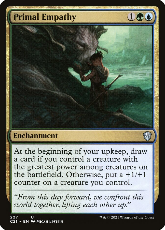 Primal Empathy — Commander 2021 227/409
