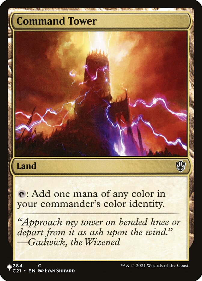 Command Tower — The List C21-284/5581